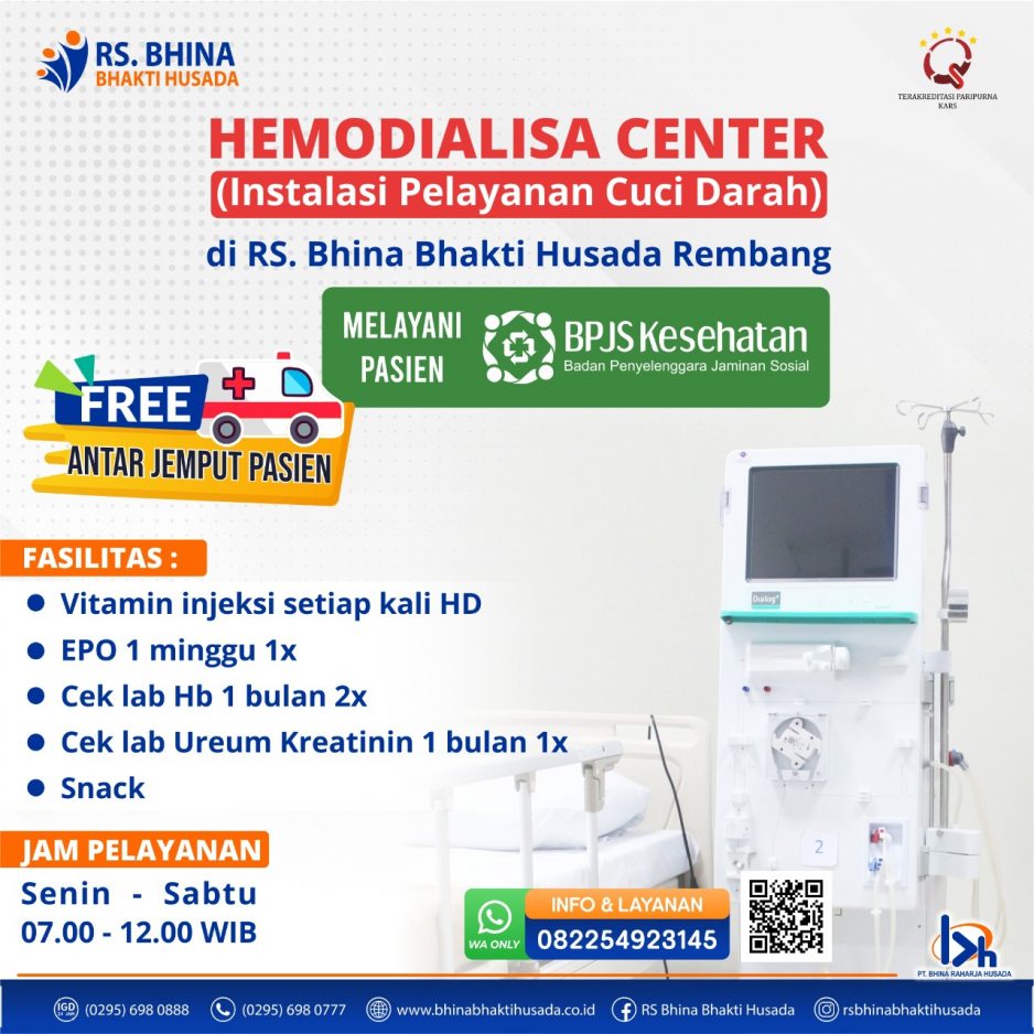 Hemodialisa Center (Instalasi Pelayanan Cuci Darah)